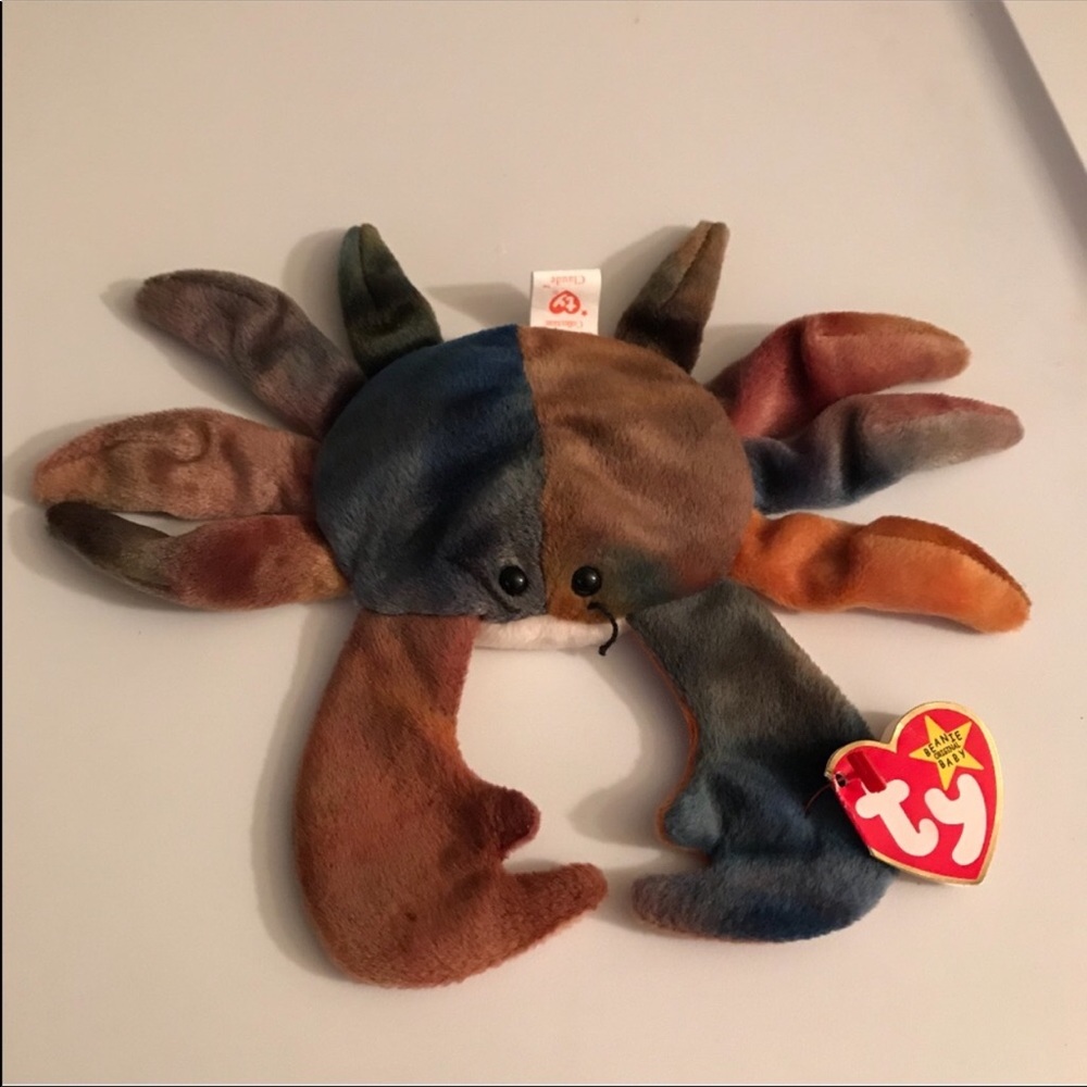 Claude the Crab 🦀 TY Beanie Babie Rare
